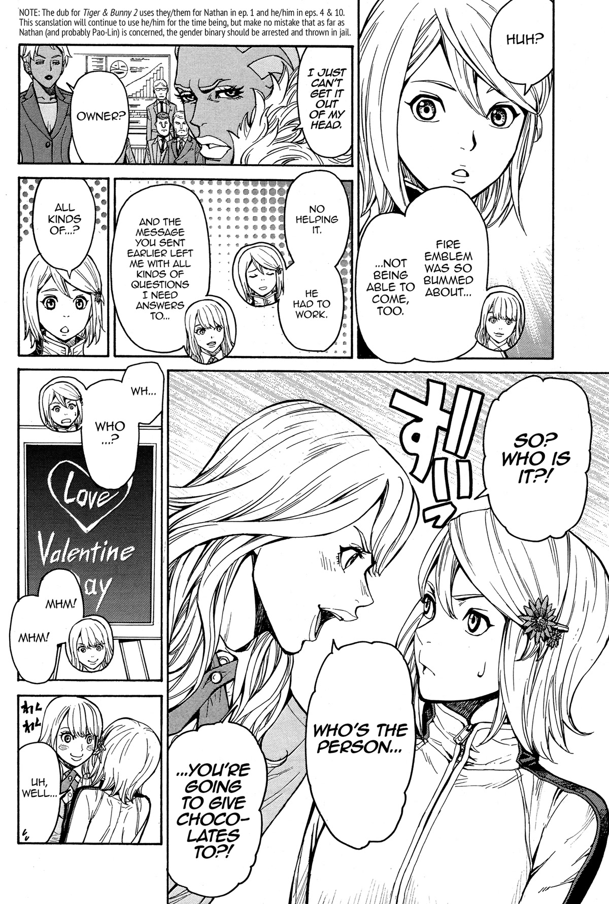 Tiger & Bunny Chapter 34 page 6 - Chapter 34: The eye will be where the love is.