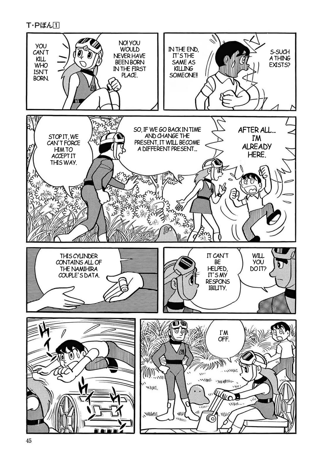 Time Patrol Bon Chapter 1 page 35 - Chapter 1: I Won't Be Erased!