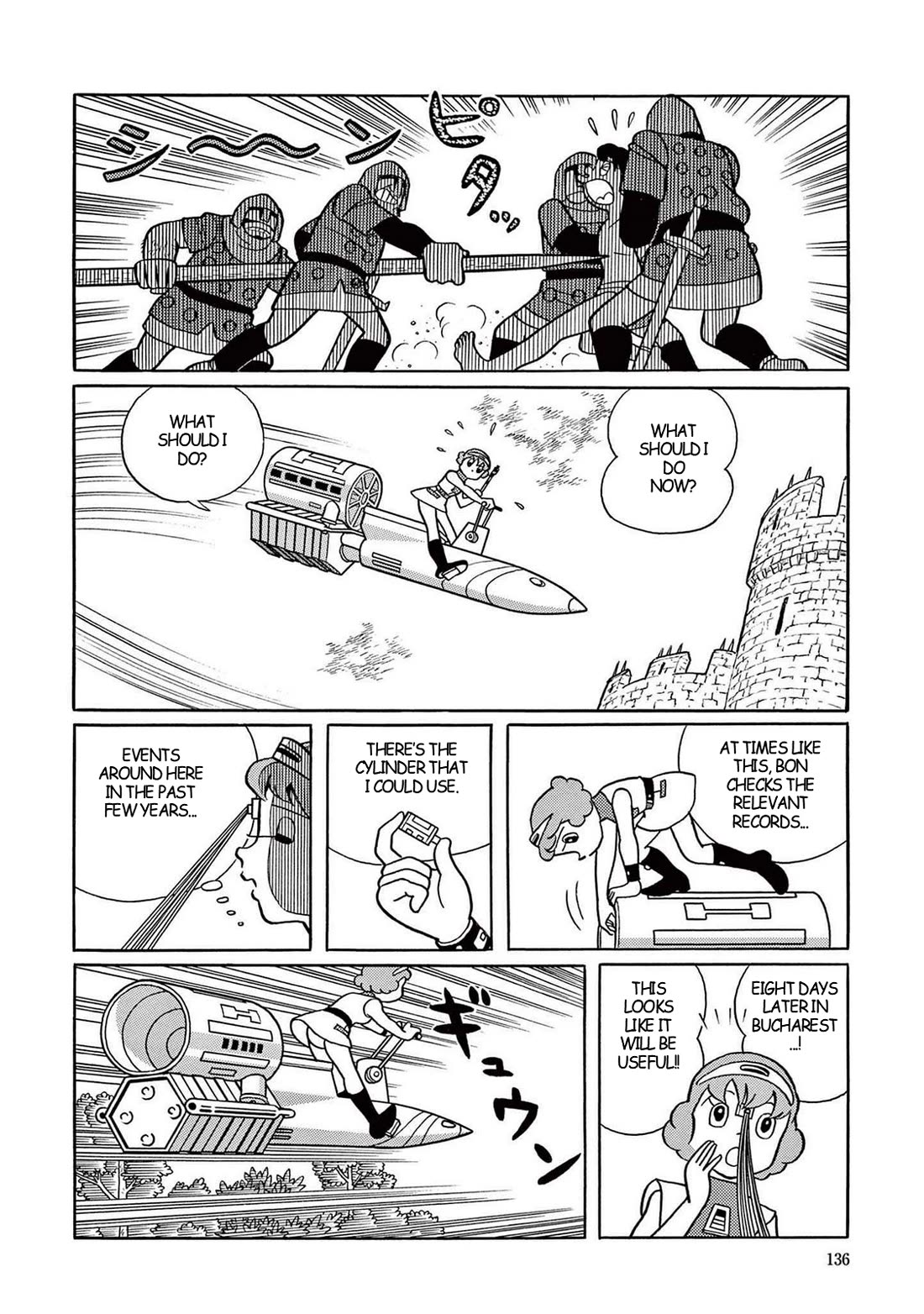 Time Patrol Bon Chapter 18 page 28 - Chapter 18: Dracula's Mansion‎‎