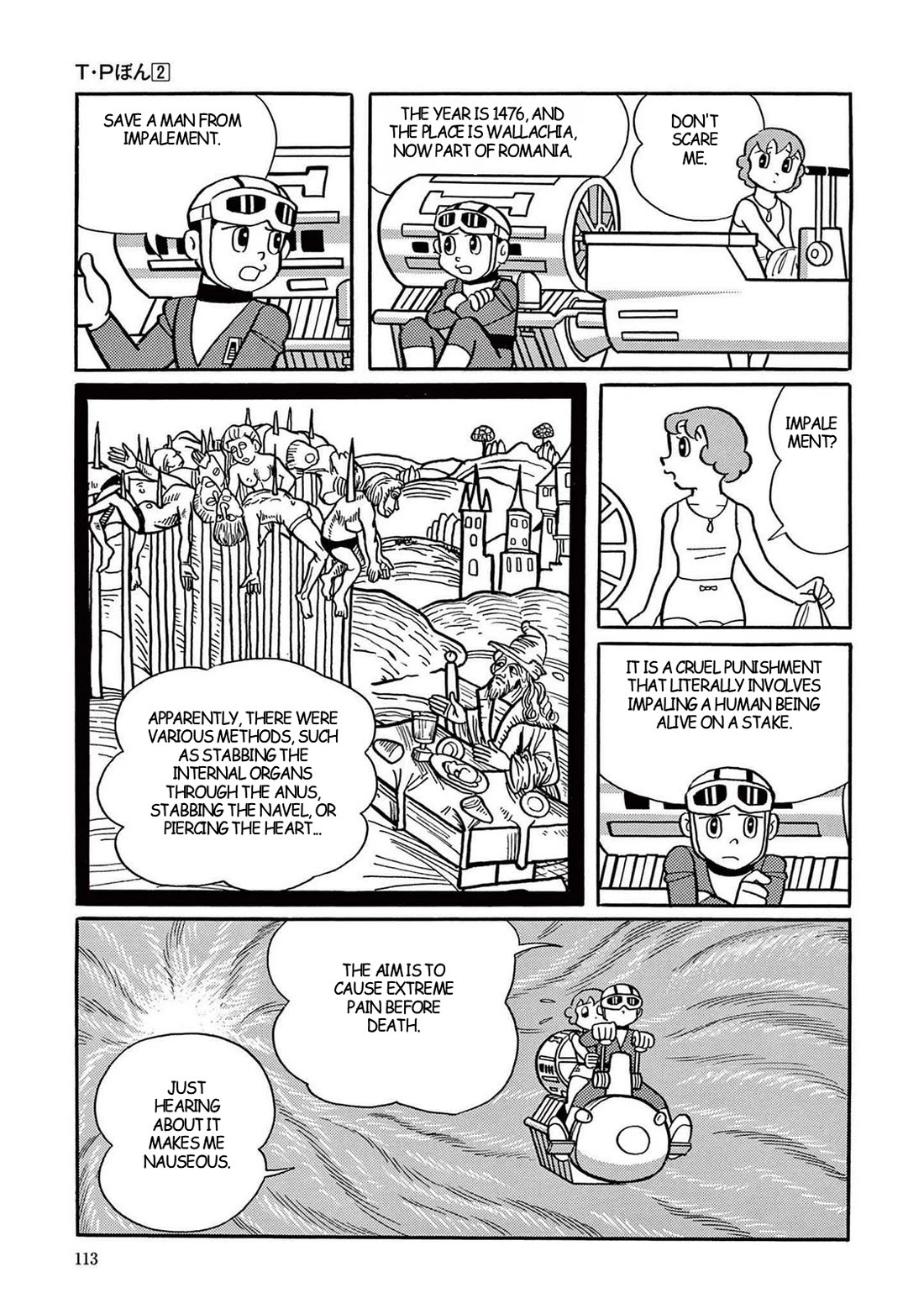 Time Patrol Bon Chapter 18 page 5 - Chapter 18: Dracula's Mansion‎‎