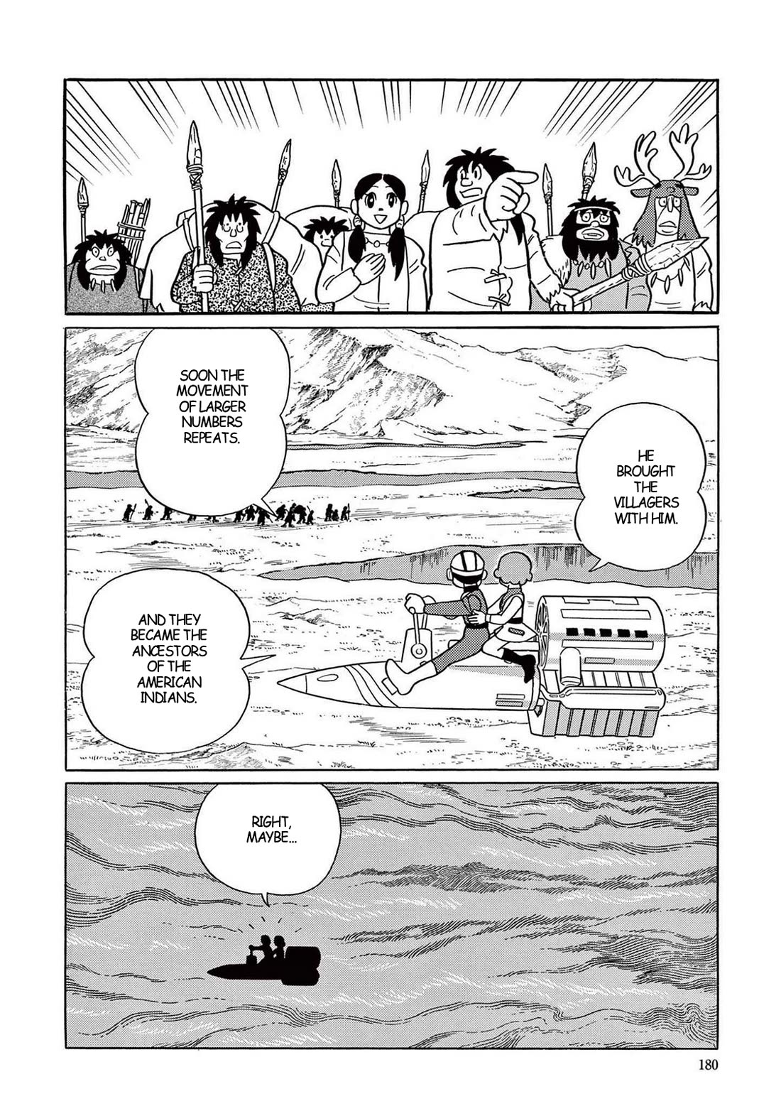 Time Patrol Bon Chapter 19 page 38 - Chapter 19: The First American‎
