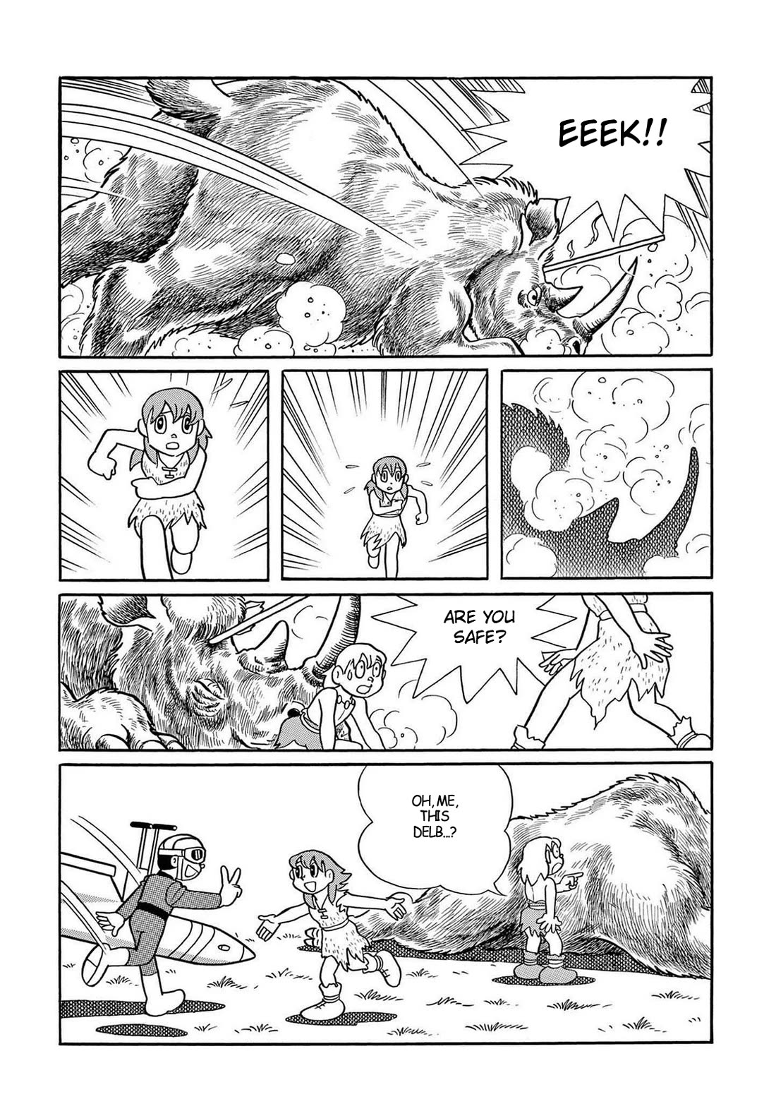 Time Patrol Bon Chapter 23 page 34 - Chapter 23: The Beast Delb‎