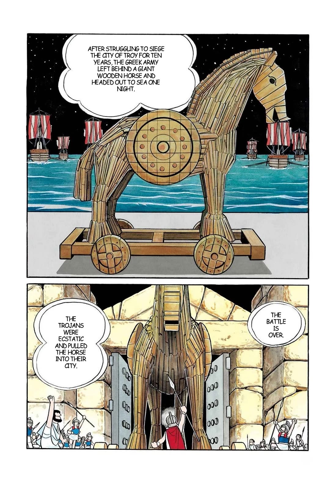 Time Patrol Bon Chapter 25 page 2 - Chapter 25: The day Troy fell