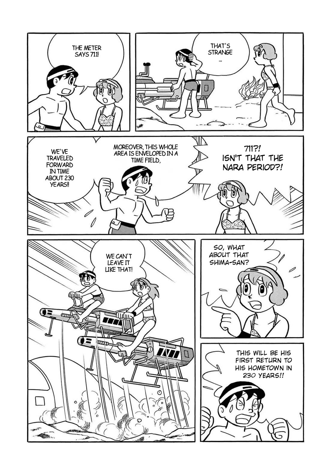 Time Patrol Bon Chapter 26 page 28 - Chapter 26: Urashima Taro's Return Home