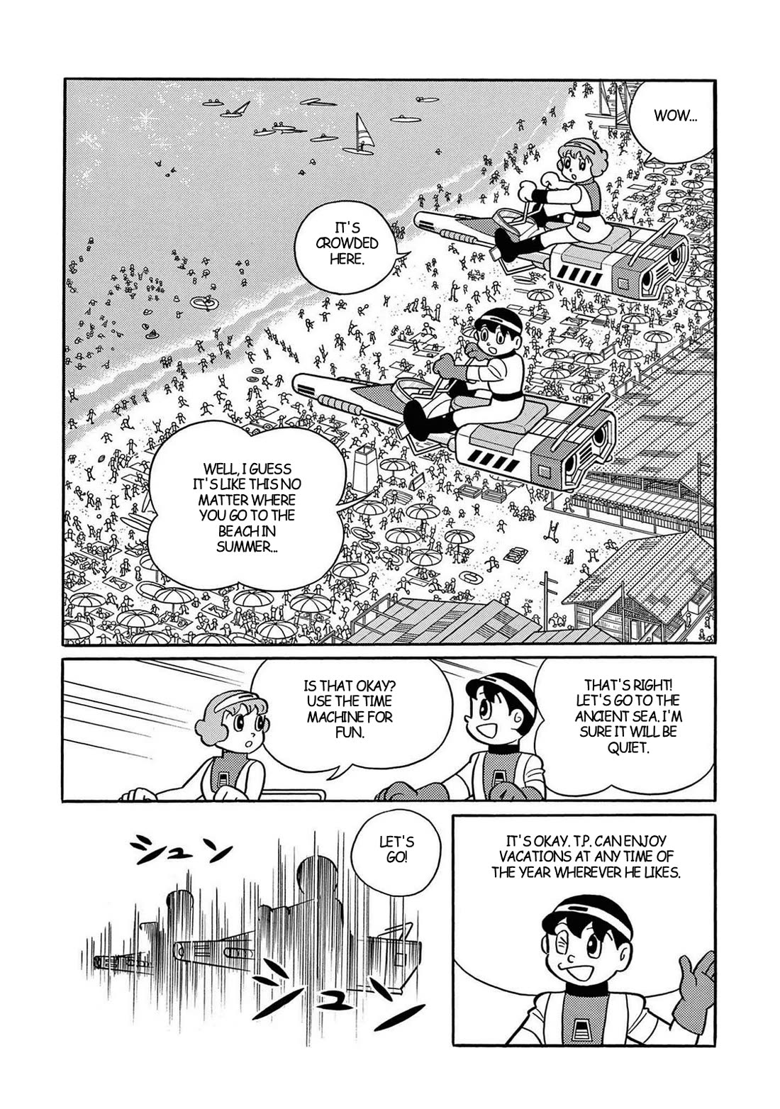 Time Patrol Bon Chapter 26 page 3 - Chapter 26: Urashima Taro's Return Home