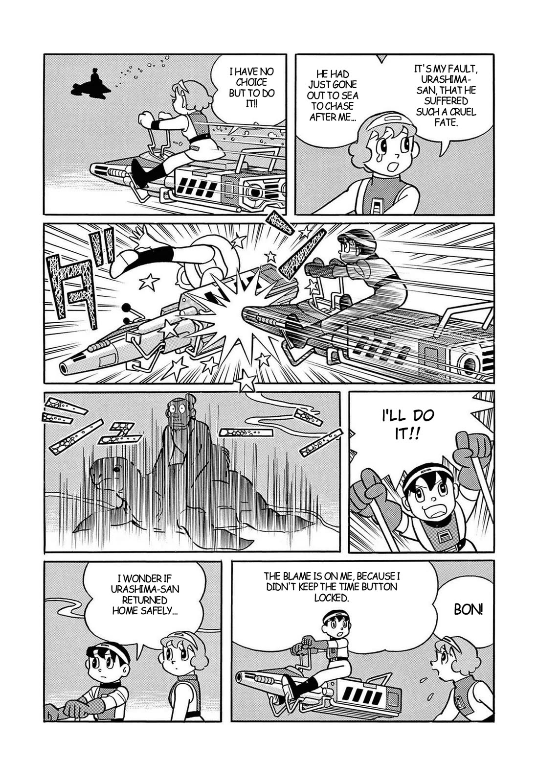 Time Patrol Bon Chapter 26 page 32 - Chapter 26: Urashima Taro's Return Home