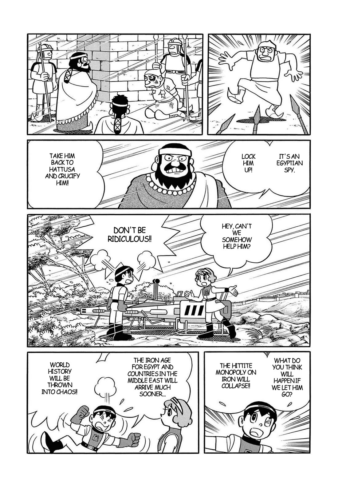 Time Patrol Bon Chapter 29 page 28 - Chapter 29: The Secret of Iron Town