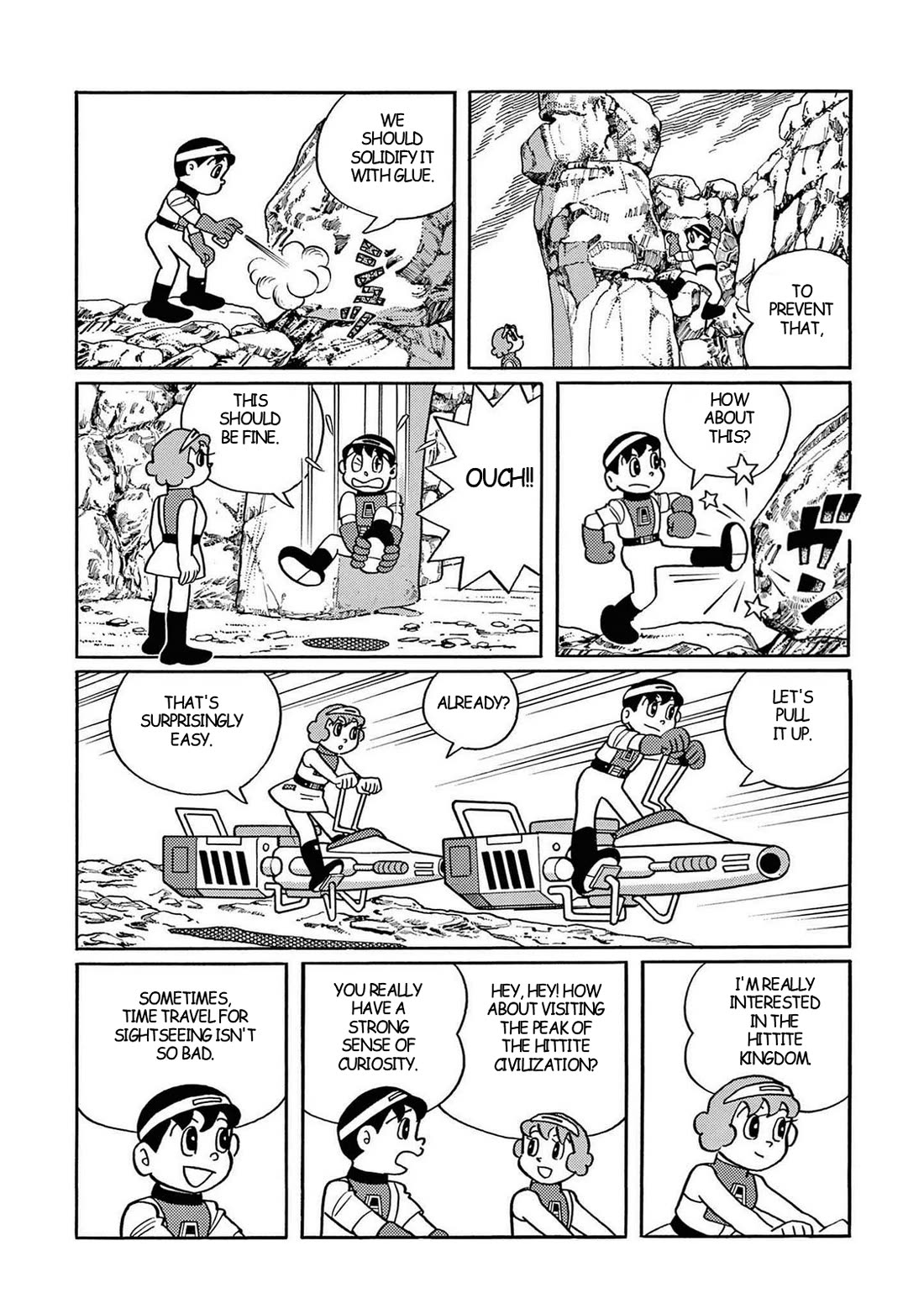 Time Patrol Bon Chapter 29 page 7 - Chapter 29: The Secret of Iron Town