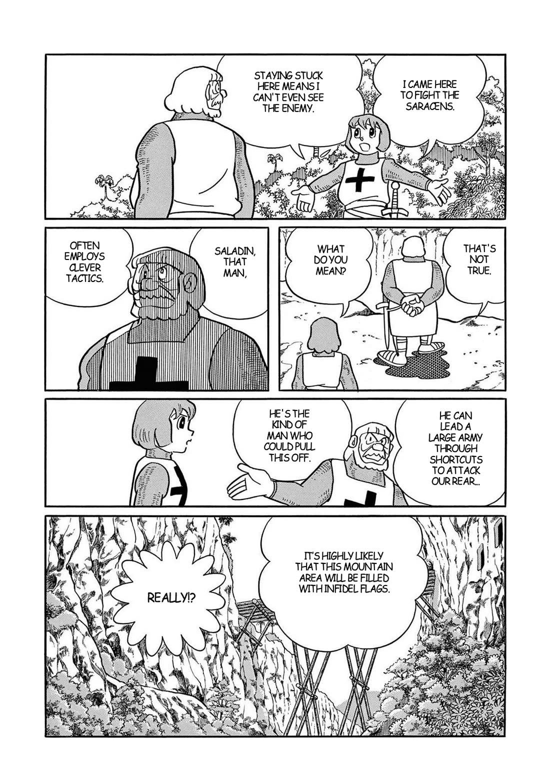Time Patrol Bon Chapter 31 page 15 - Chapter 31: Boy Knight of the Crusaders