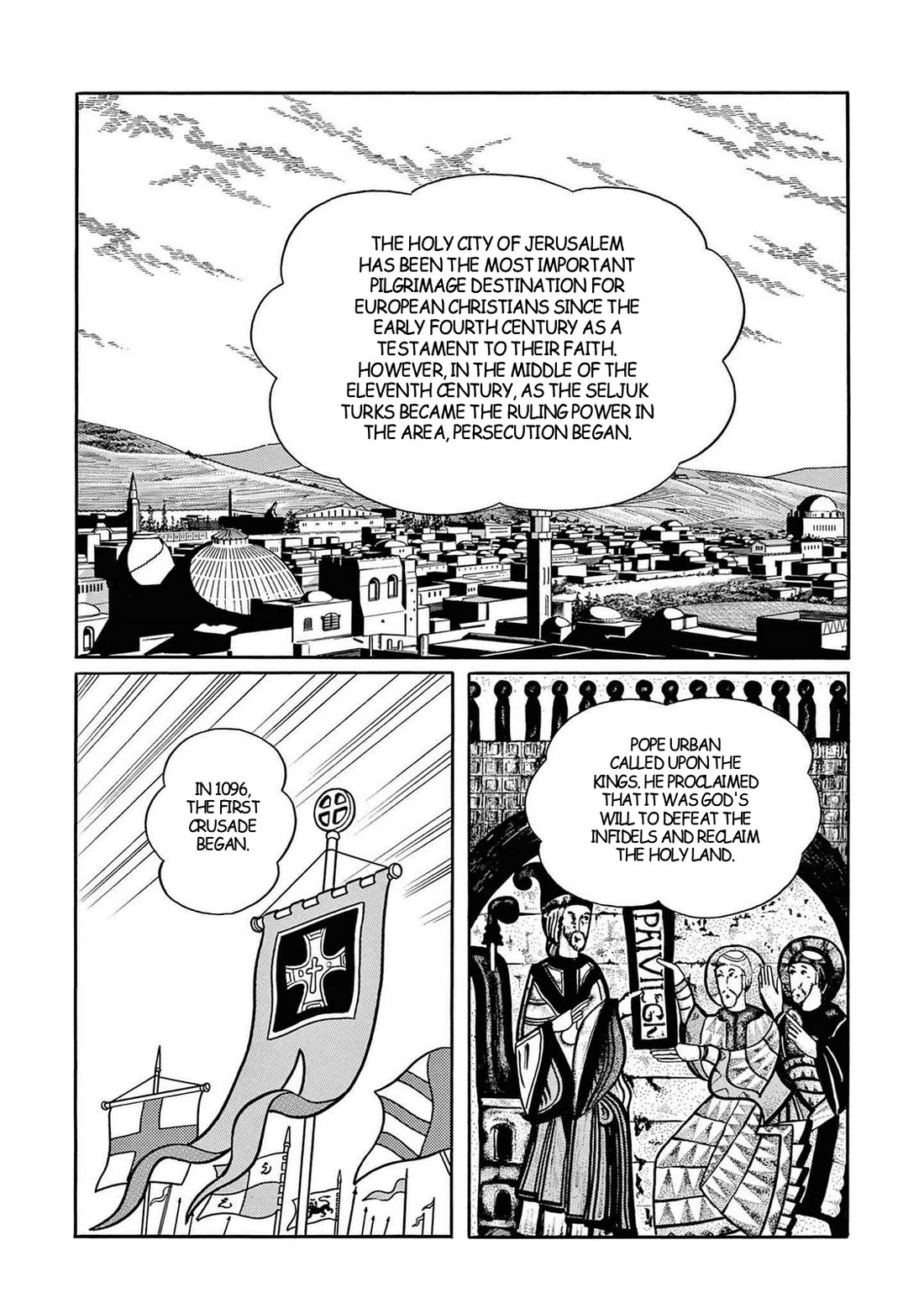 Time Patrol Bon Chapter 31 page 2 - Chapter 31: Boy Knight of the Crusaders