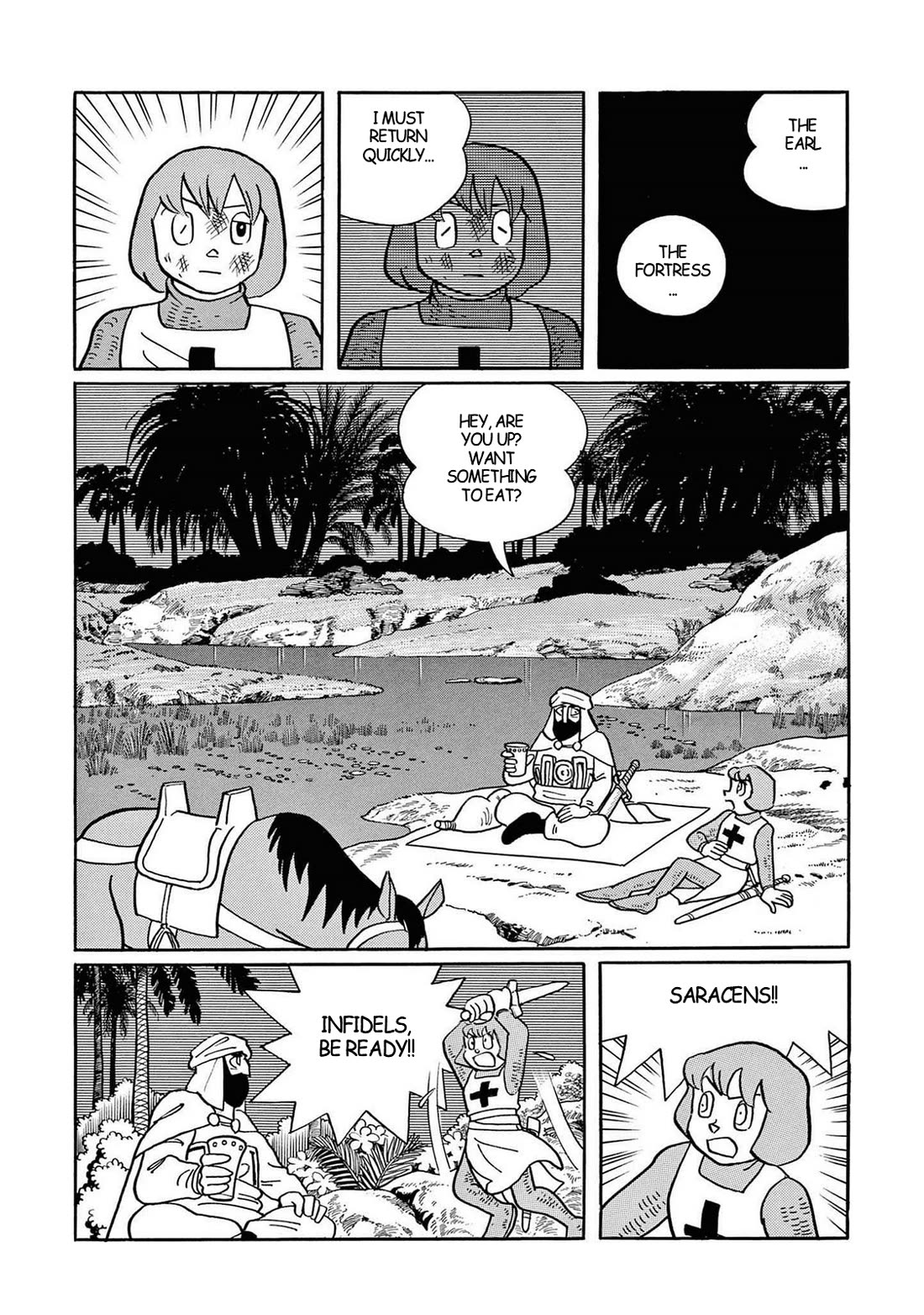 Time Patrol Bon Chapter 31 page 22 - Chapter 31: Boy Knight of the Crusaders