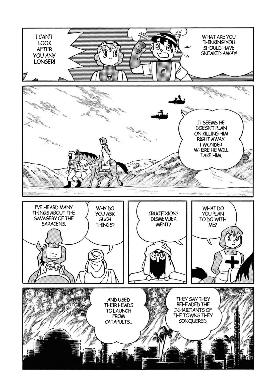 Time Patrol Bon Chapter 31 page 25 - Chapter 31: Boy Knight of the Crusaders
