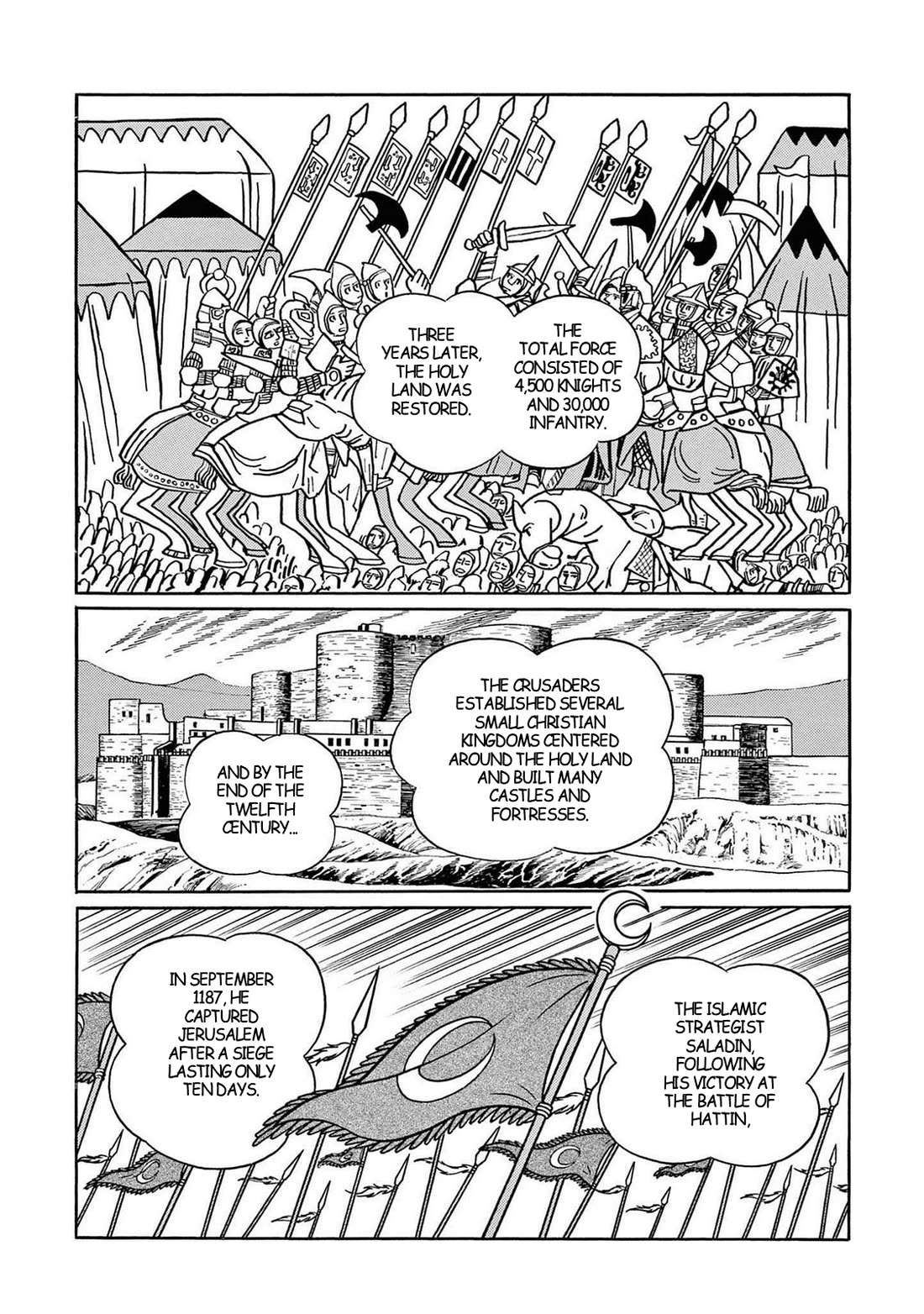 Time Patrol Bon Chapter 31 page 3 - Chapter 31: Boy Knight of the Crusaders