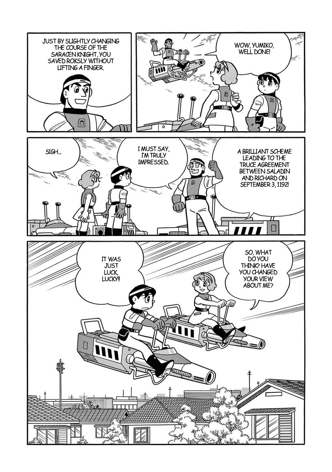 Time Patrol Bon Chapter 31 page 35 - Chapter 31: Boy Knight of the Crusaders