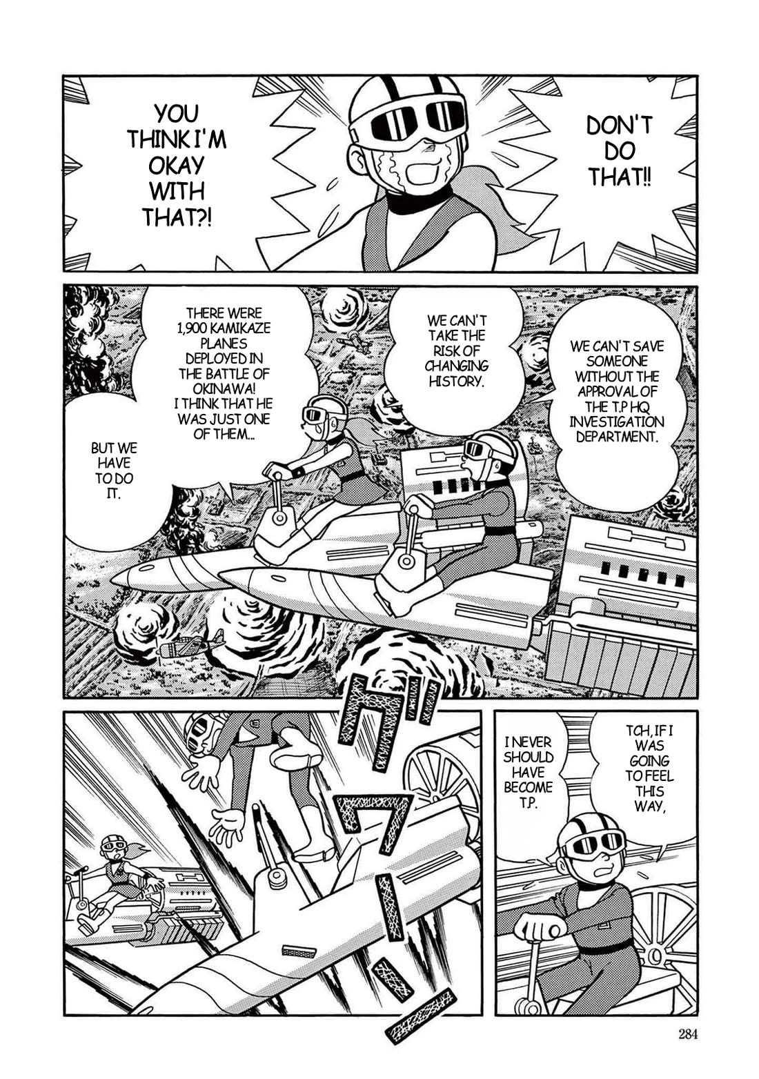 Time Patrol Bon Chapter 8 page 12 - Chapter 8: The Beautiful Girl on the Battlefield