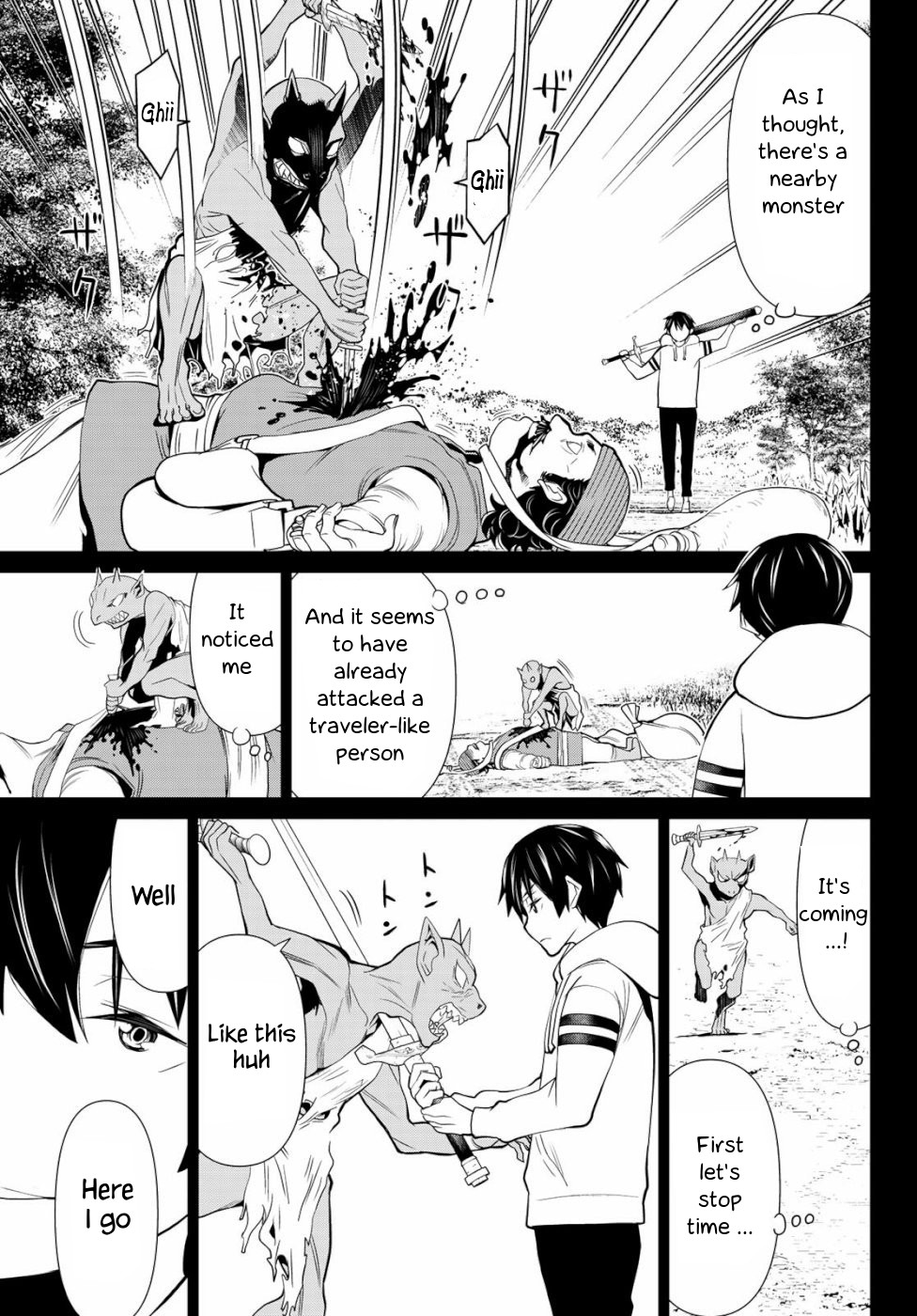 Time Stop Brave Chapter 1 page 21 - Chapter 1: Shift and Stop