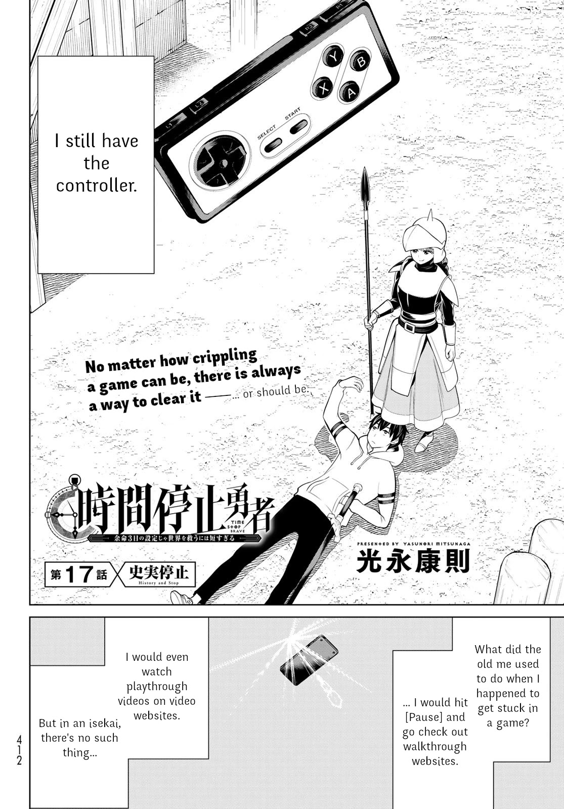 Time Stop Brave Chapter 17 page 2 - Chapter 17: History and Stop