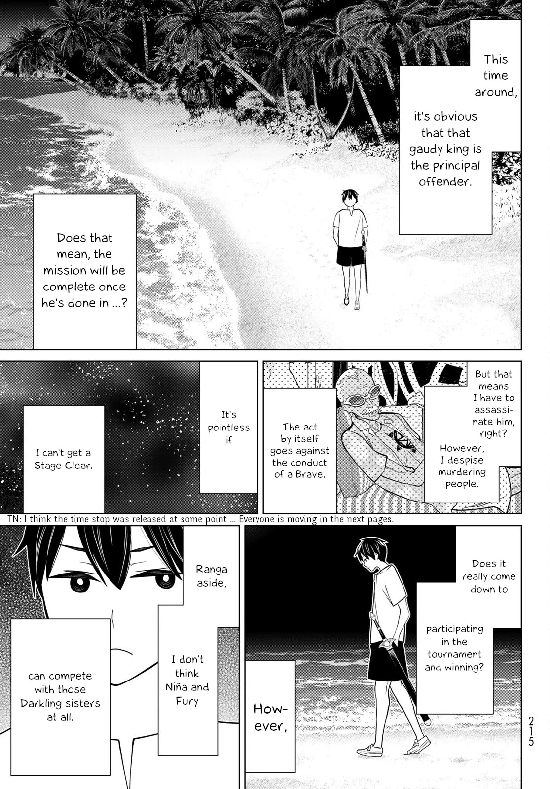 Time Stop Brave Chapter 22 page 35 - Chapter 22: Tropical and Stop