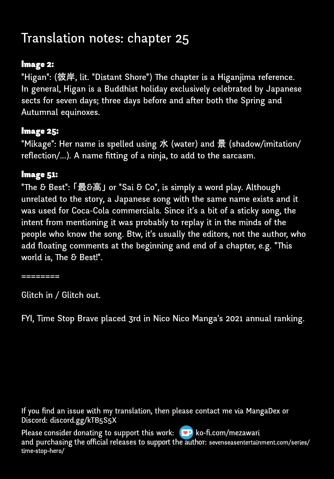 Time Stop Brave Chapter 25 page 52 - Chapter 25: Higan and Stop