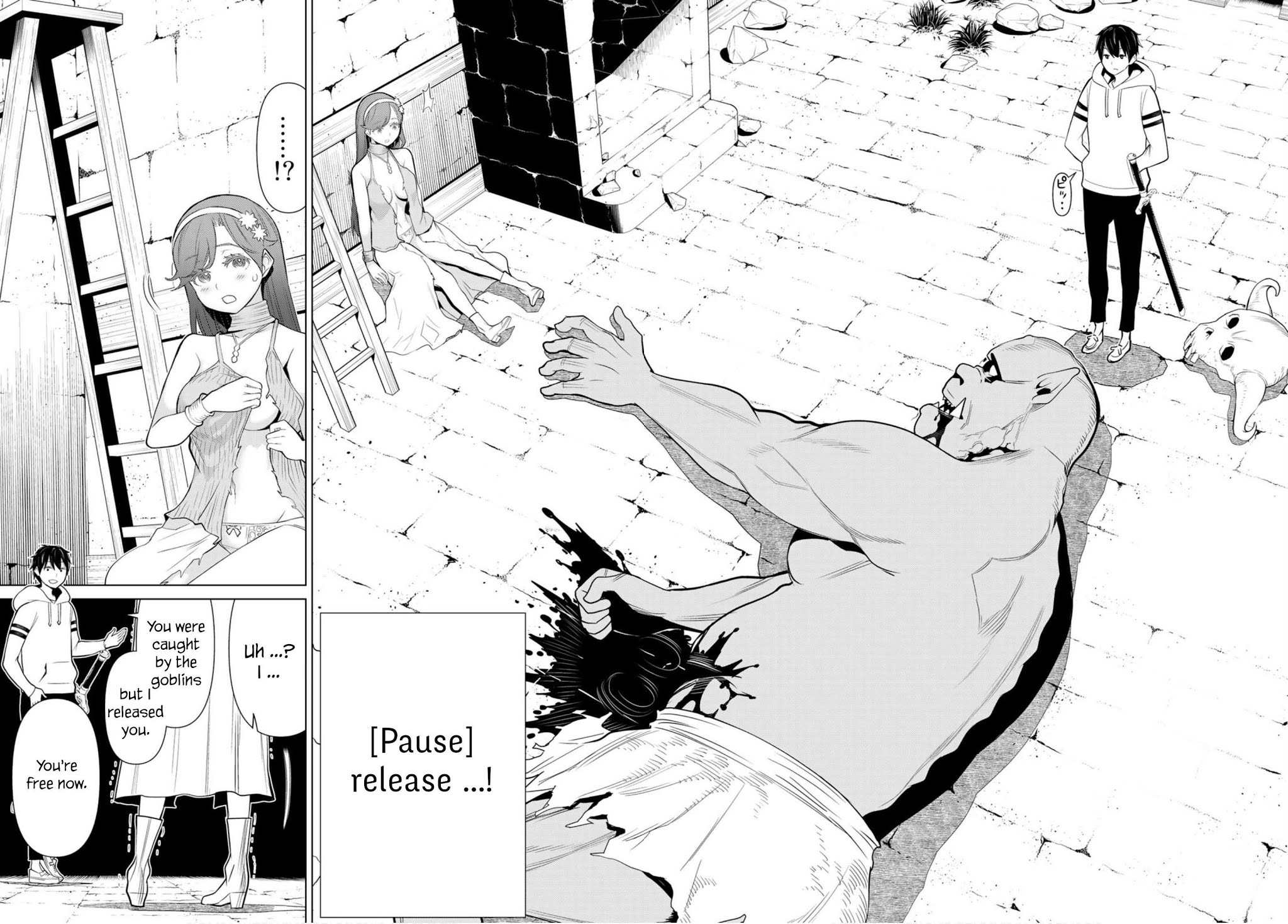 Time Stop Brave Chapter 4 page 21 - Chapter 4: Goblin and Stop
