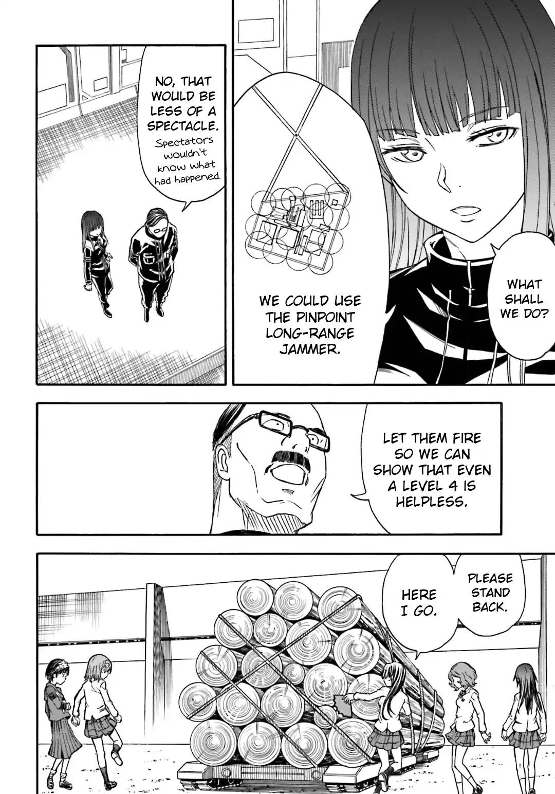 To Aru Kagaku no Railgun Chapter 100 page 12 - Chapter 100: Iron Wall
