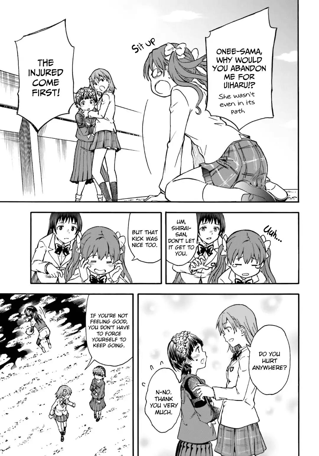 To Aru Kagaku no Railgun Chapter 100 page 17 - Chapter 100: Iron Wall