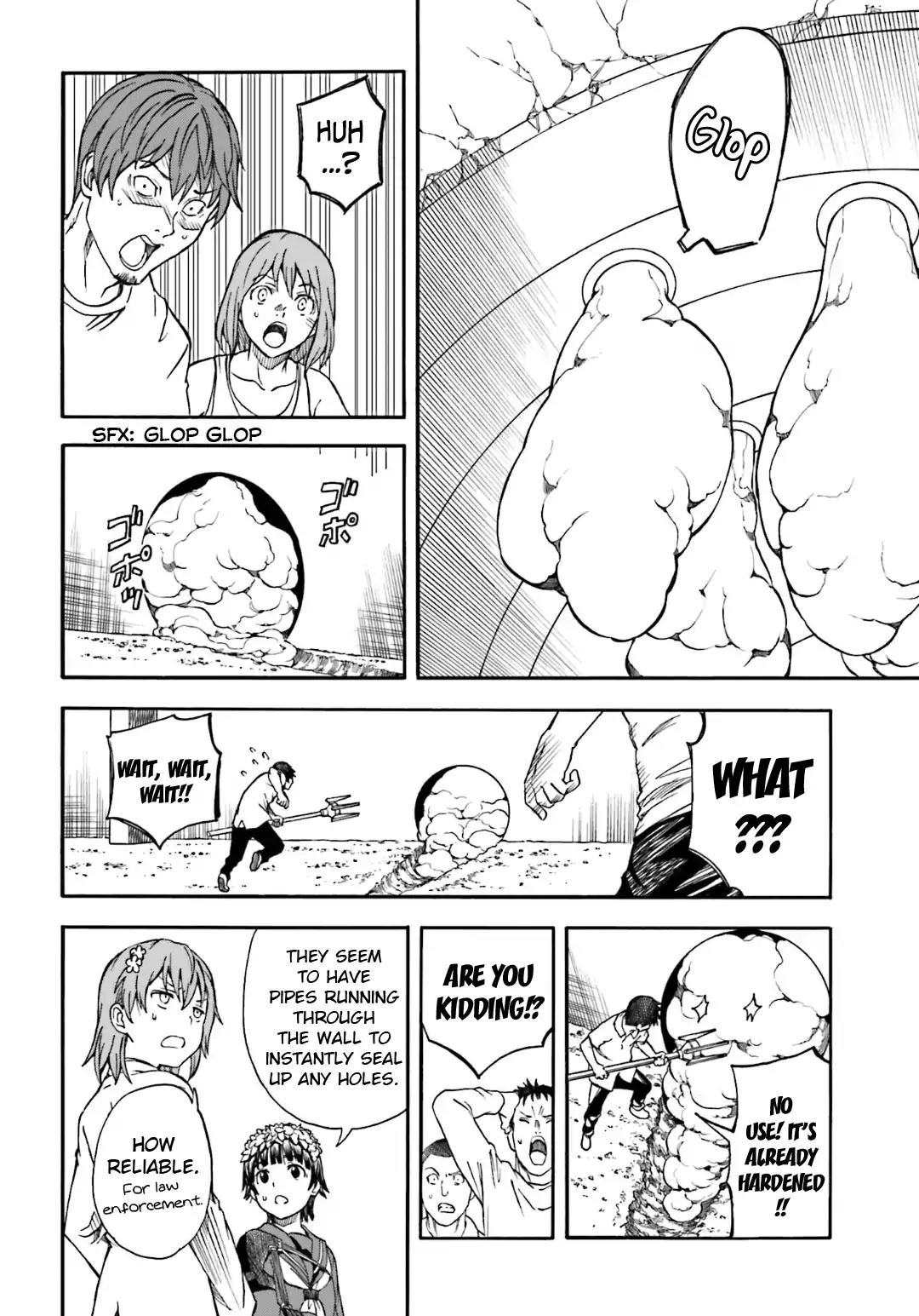 To Aru Kagaku no Railgun Chapter 100 page 22 - Chapter 100: Iron Wall