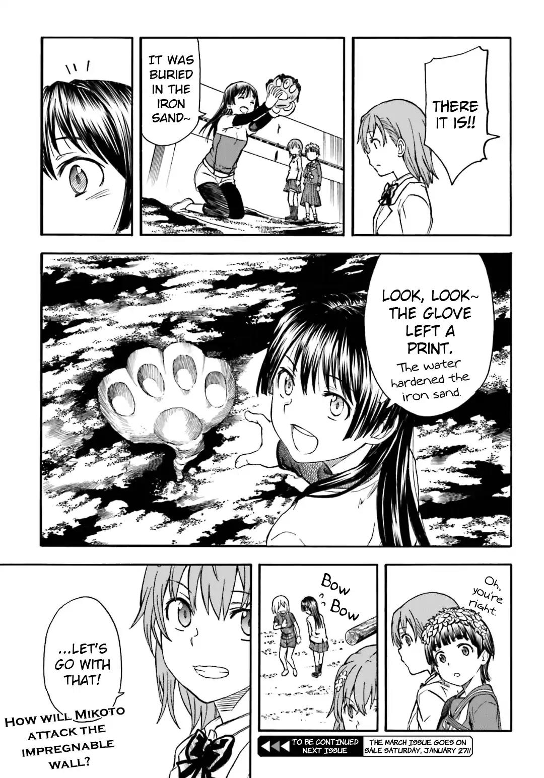 To Aru Kagaku no Railgun Chapter 100 page 23 - Chapter 100: Iron Wall