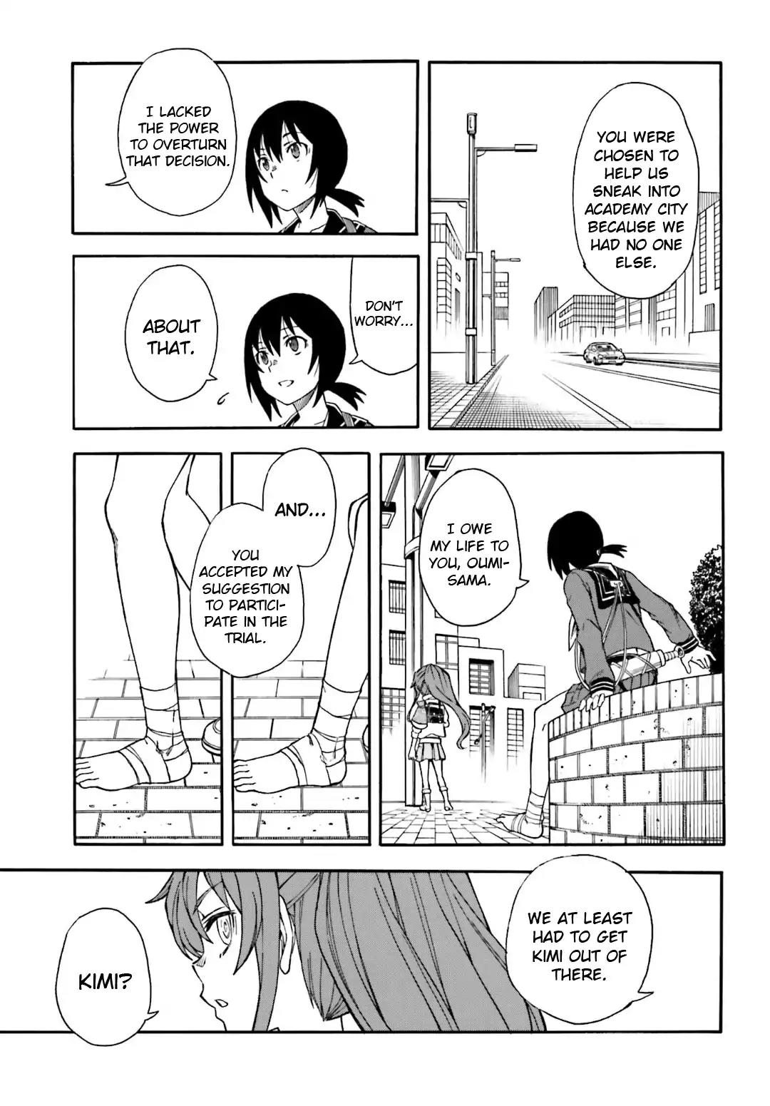 To Aru Kagaku no Railgun Chapter 106 page 18 - Chapter 106: Release