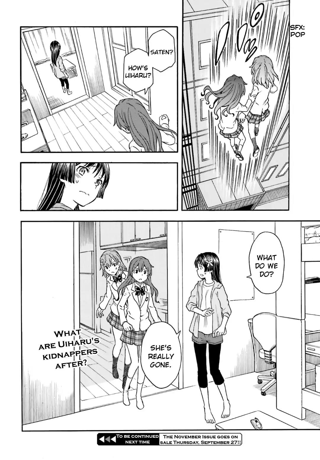 To Aru Kagaku no Railgun Chapter 107 page 18 - Chapter 107: Monster
