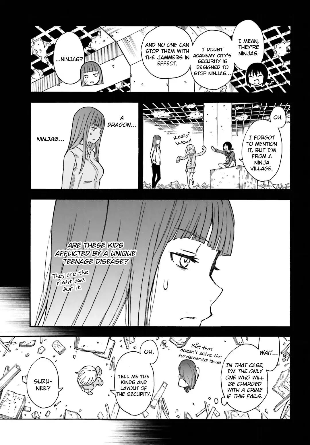 To Aru Kagaku no Railgun Chapter 107 page 5 - Chapter 107: Monster