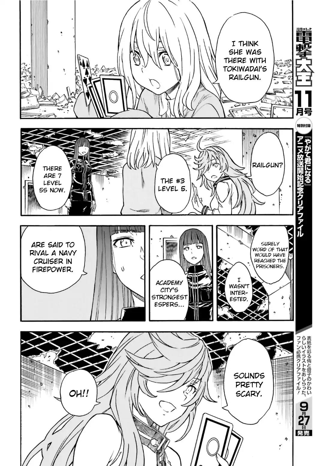 To Aru Kagaku no Railgun Chapter 107 page 8 - Chapter 107: Monster