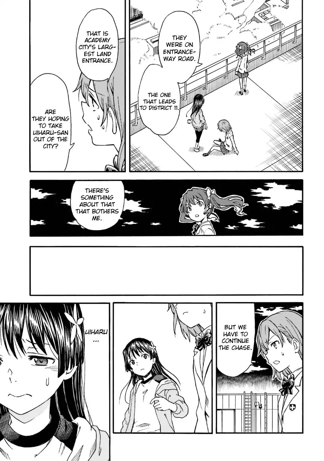 To Aru Kagaku no Railgun Chapter 108 page 21 - Chapter 108: Intention