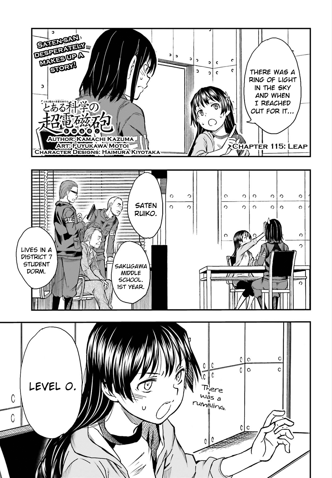 To Aru Kagaku no Railgun Chapter 115 page 1 - Chapter 115: Leap
