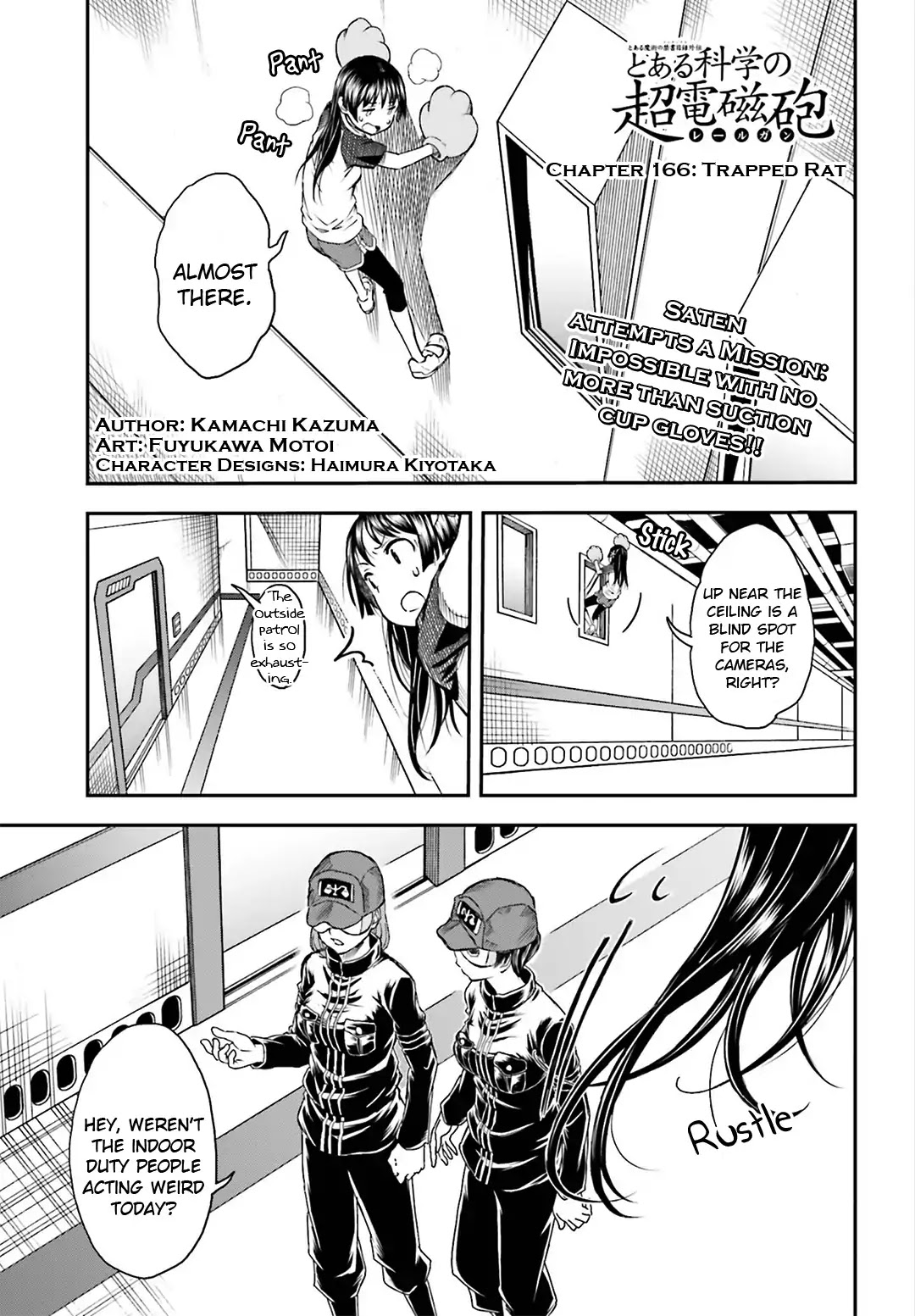 To Aru Kagaku no Railgun Chapter 116 page 1 - Chapter 116: Trapped Rat