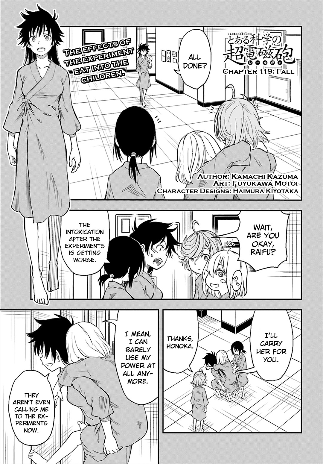 To Aru Kagaku no Railgun Chapter 119 page 1 - Chapter 119: Fall