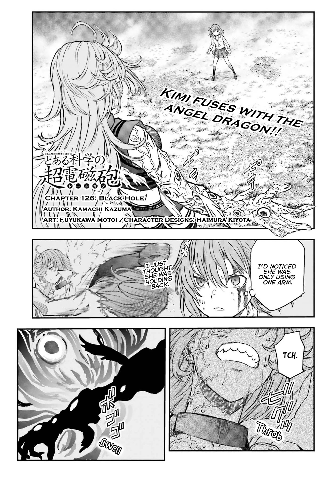 To Aru Kagaku no Railgun Chapter 126 page 1 - Chapter 126: Black Hole