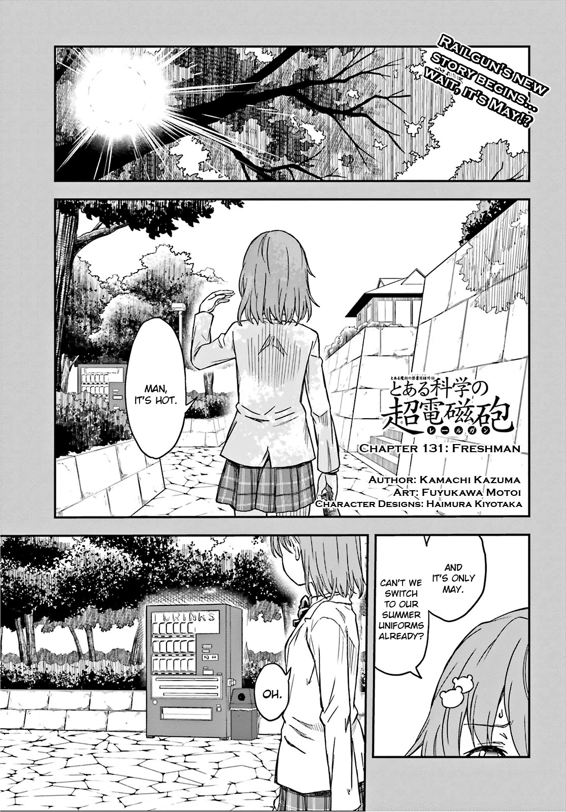 To Aru Kagaku no Railgun Chapter 131 page 1 - Chapter 131: Freshman