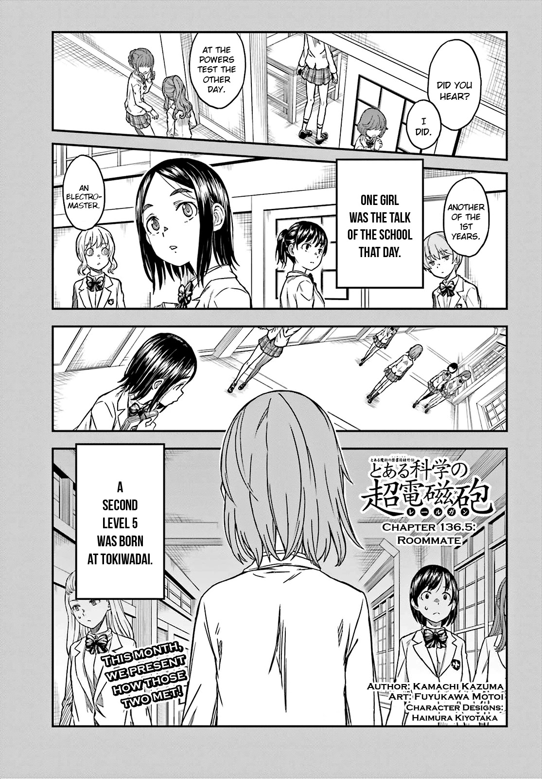To Aru Kagaku no Railgun Chapter 136.5 page 1 - Chapter 136.5: Roommate