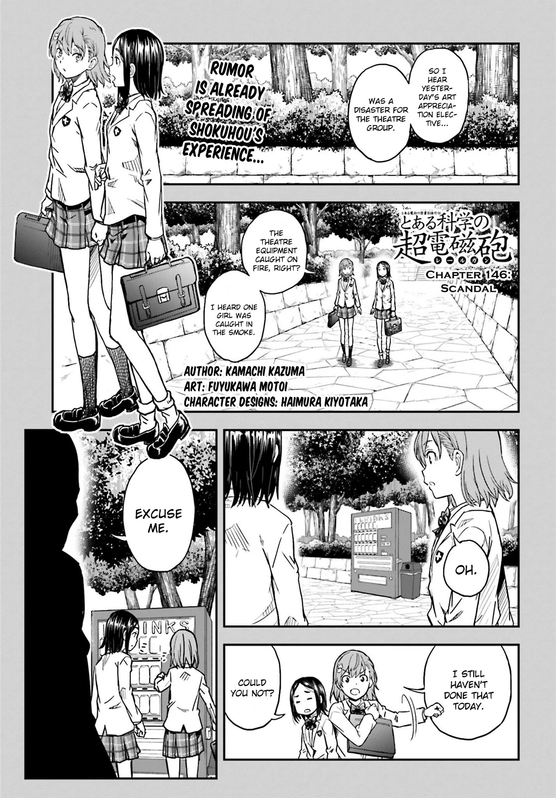 To Aru Kagaku no Railgun Chapter 146 page 1 - Chapter 146: Scandal