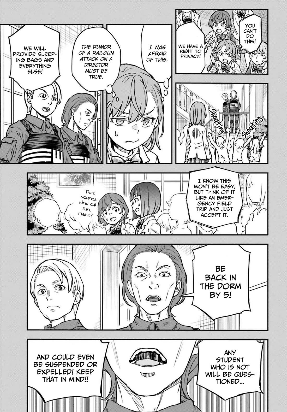 To Aru Kagaku no Railgun Chapter 158.2 page 15 - Chapter 158.2: Predicament