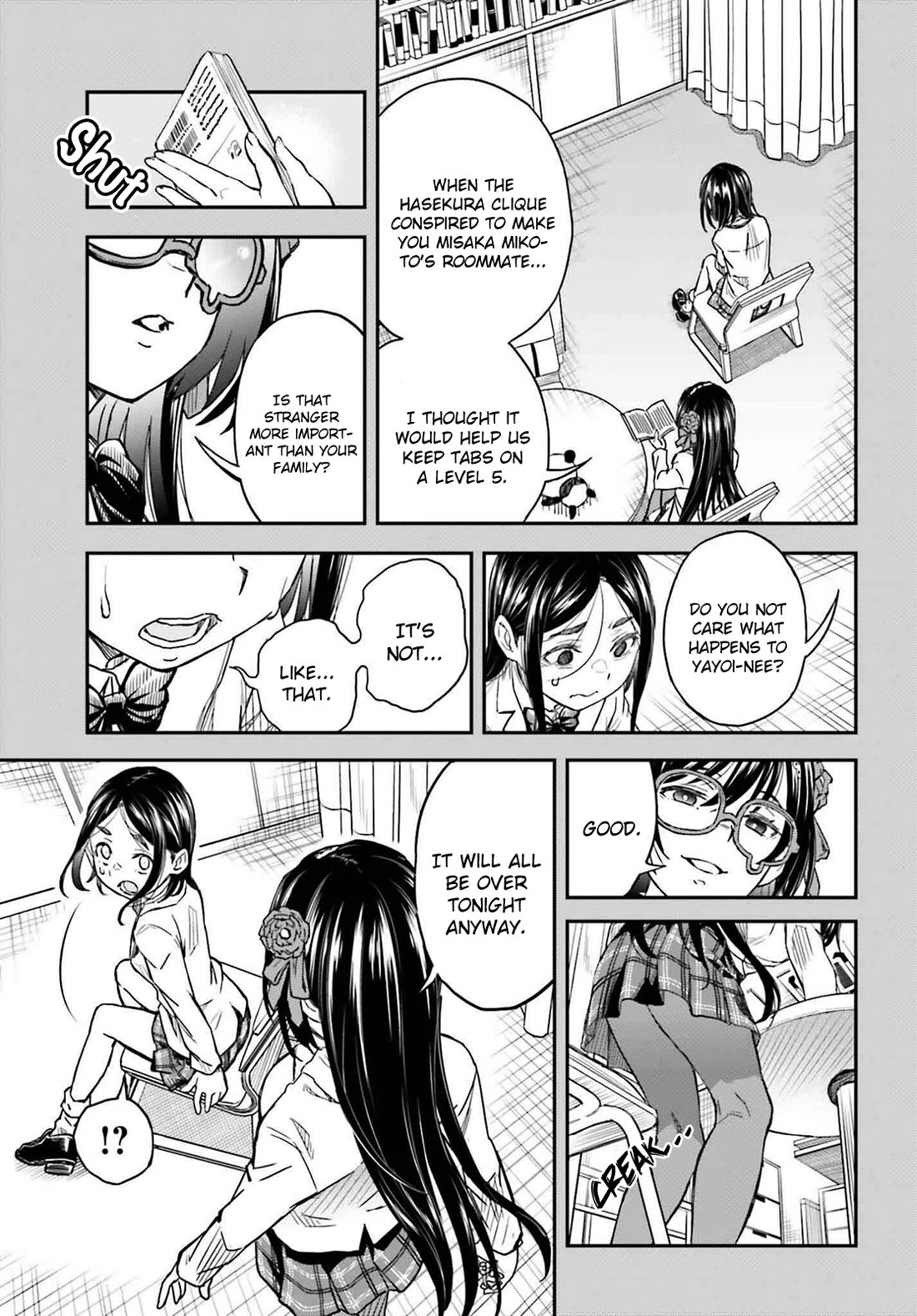 To Aru Kagaku no Railgun Chapter 158.2 page 17 - Chapter 158.2: Predicament