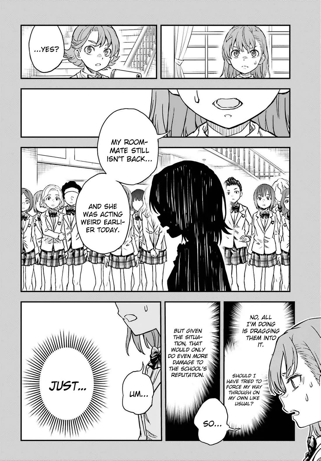 To Aru Kagaku no Railgun Chapter 162 page 22 - Chapter 162: Choice