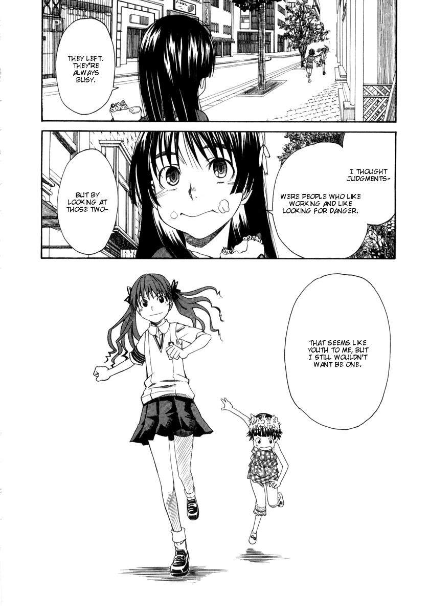 To Aru Kagaku no Railgun Chapter 17.2 page 38 - Chapter 17.2: A Certain Two People's Job Training, Part 2