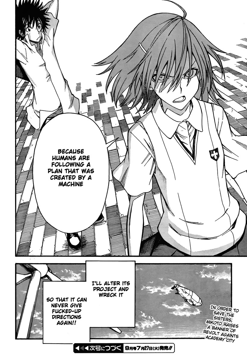 To Aru Kagaku no Railgun Chapter 32 page 27 - Chapter 32: August 20th, Part 2