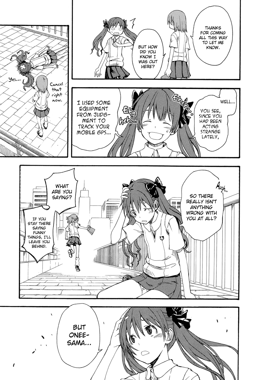 To Aru Kagaku no Railgun Chapter 39.5 page 12 - Chapter 39.5: A Steel Bridge is the Signal of Love