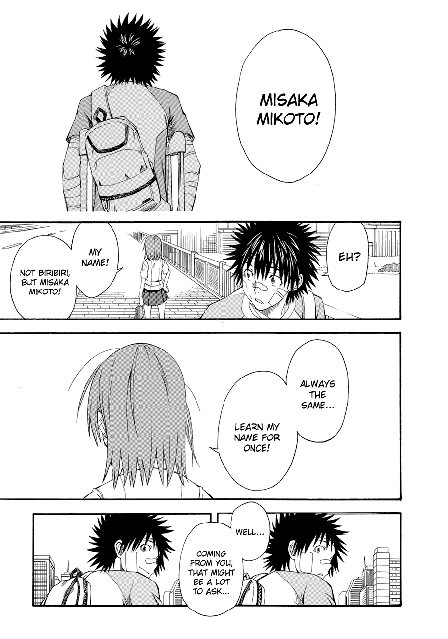 To Aru Kagaku no Railgun Chapter 39.5 page 9 - Chapter 39.5: A Steel Bridge is the Signal of Love