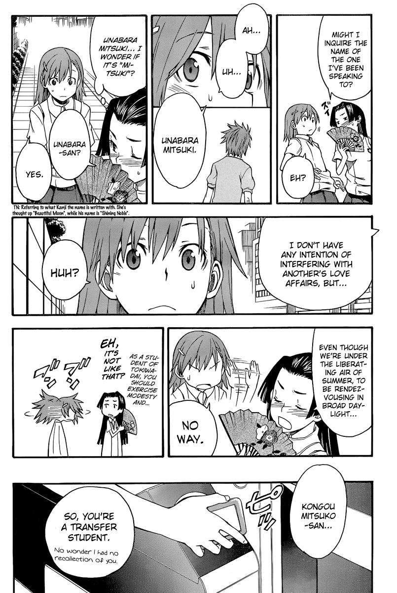 To Aru Kagaku no Railgun Chapter 40 page 14 - Chapter 40: Clique, Part 1