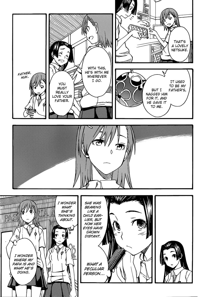 To Aru Kagaku no Railgun Chapter 40 page 21 - Chapter 40: Clique, Part 1