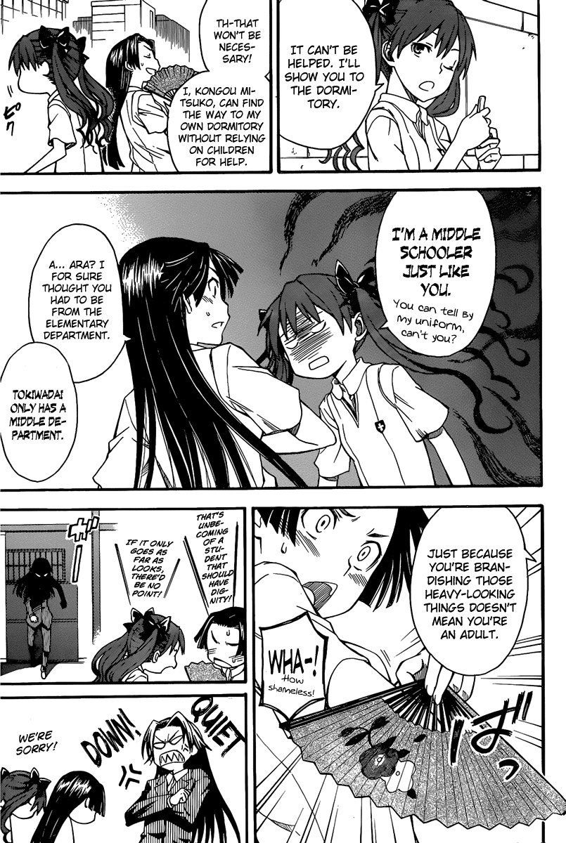 To Aru Kagaku no Railgun Chapter 40 page 9 - Chapter 40: Clique, Part 1